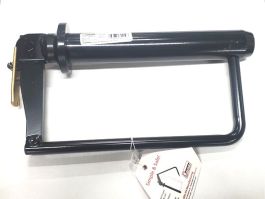 Double HH Lockease Hitch Pin - 5/8 X 4-1/2 Inch, Heavy Duty Hinge Handle With Lock, Powder Coated