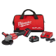 Milwaukee 2981-22 M18 FUEL™ 4-1/2” - 6” Braking Grinder Kit, Slide Switch, Lock-On 2 Battery Kit