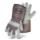 Boss 4046 Cowhide Leather Palm with Gauntlet Cuff Glove - Large