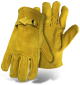 Boss 4071 Orange Split Cowhide Leather with Buckle Strap Glove