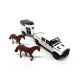 Ertl 47366 1:32 Jeep Gladiator Rubicon With Horse Trailer