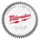 Milwaukee 48-40-4335 7-1/4 in. x 56 Carbide Teeth Aluminum Cutting Circular Saw Blade