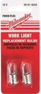 Milwaukee 49-81-0030 Work Light Bulb 18 Volt (2-Pack)