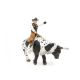 Little Buster Toys 500276 Bucking Bull & Rider-Black & White