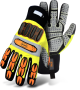 Boss 6100M High-Vis Padded Impact Mechanic Glove