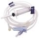 VetOne 670105 FiveTen-K IV Administration Set, 10 DPM with 2 Injection Sites, Clamp and Rotating Luer, 103