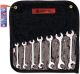 Wright Tool 734 Open End Wrench 7 Piece Set - Double Angle 15° & 60°