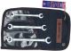 Wright Tool 743 3 Piece 6 Point Flare Nut Wrench Set