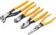 GearWrench 82203-06 4 Piece PITBULL Dipped Handle Mixed Plier Set