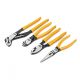 GearWrench 82203 4 Pc. Pitbull Dipped Handle Mixed Plier Set 