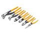 GearWrench 82204-06 6 Piece PITBULL Dipped Handle Mixed Plier Set