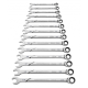 GearWrench 86426 14 Pc. 120XP™ Universal Spline XL Ratcheting Combination Metric Wrench Set