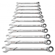 GearWrench 86450 11 Pc. 120XP™ Universal Spline XL Ratcheting Combination SAE Wrench Set