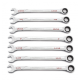 GearWrench 86452 7 Pc. 120XP™ Universal Spline XL Ratcheting Combination SAE Wrench Set
