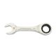 GearWrench 86847 12 Point 90-Tooth Stubby Combination Ratcheting Wrench 17mm