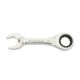 GearWrench 86856 12 Point 90-Tooth Stubby Combination Ratcheting Wrench 11/16