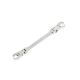 GearWrench 89107 19mm x 21mm Ratcheting Flex Head Flare Nut Wrench