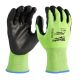 Milwaukee 48-73-8921 High-Visibility Cut Level 2 Polyurethane Dipped Gloves - Medium
