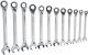 GearWrench 9620N 12 Piece 12 Point Reversible Ratcheting Combination Metric Wrench Set