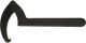 Wright Tool 9630 Spanner Wrench Adjustible Hook Black Industrial - 3/4