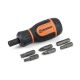 Crescent CMBS61R 6-in-1 Stubby Ratcheting Multi-Bit Driver