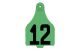 DuFlex® Numbered Extended Cattle Ear Tags Black