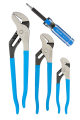 Channellock 3 Piece Tongue & Groove Pliers Gift Set with 6-in-1 Screwdriver