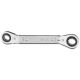 Proto® J1185M-A Offset Double Box Reversible Ratcheting Wrench 15 x 17 mm - 12 Point