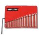 Proto® J1200SPL 15 Piece Full Polish Combination Spline Wrench Set - 12 Point