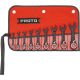 PROTO® JSCVS-9S 9 Piece Black Chrome Stubby Reversible Ratcheting Wrench Set - Spline