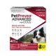 PetPrevea Advanced for Large Dogs 21 to 55 Pounds, Red Label (4 Dose x 4)