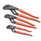 Crescent RT200SET-05 3 Piece Straight Jaw Dipped Handle Tongue and Groove Plier Set 7