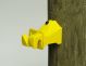 Dare SNUG-SWP-25 Wood Post Insulator with Nails 25/Package, Yellow