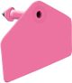 Allflex Global Blank Hog Male Ear Tag with Blank Female Button (25 ct)-Magenta