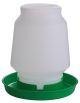 Little Giant 7506 1 Gallon Complete Plastic Poultry Fount-Lime Green
