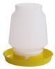Little Giant 7506 1 Gallon Complete Plastic Poultry Fount-Yellow
