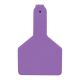 Z Tags Z1 No-Snag-Tag Long Neck Calf Size, Blank, Purple (25 ct)