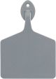 Allflex Feedlot Ear Tags Blank - Gray (50 ct)