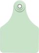 Allflex Global Large Female Blank Ear Tag with Button - Green (25 ct)