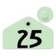 Allflex Global Hog Male Ear Tag Numbered with Tamperproof Female Button (25 Count)-Green-26 - 50