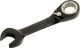 Proto® JSCVM09S Black Chrome Combination Stubby Reversible Ratcheting Wrench 9 mm - Spline