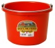 Little Giant 8 Quart Plastic Bucket Red