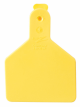 Z Tags 1 Piece Calf ID Ear Tags Short Neck Blank 100ct - Yellow