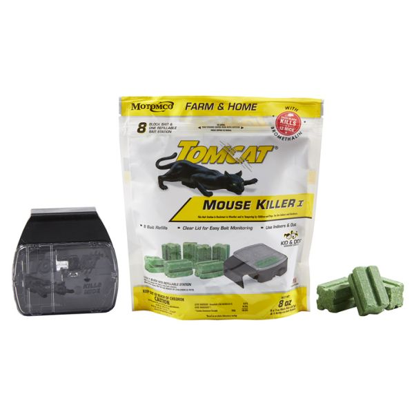 TOMCAT Mouse Killer Refilable 8 1oz packs