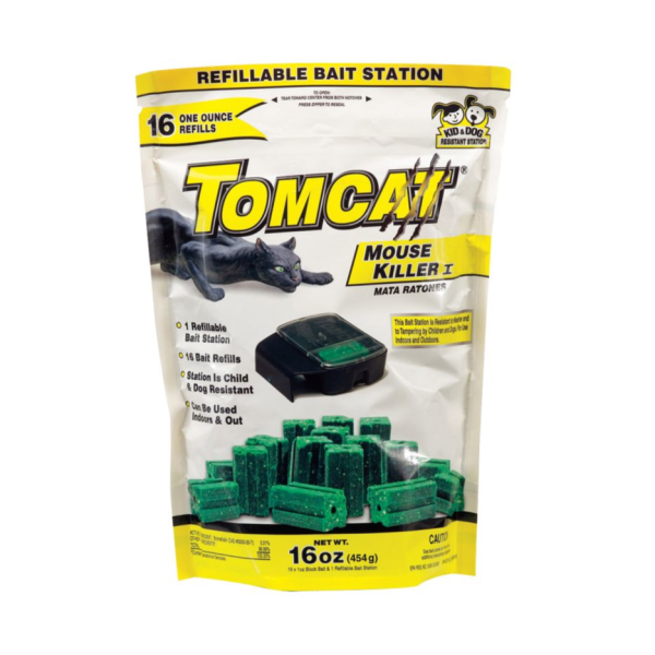 TOMCAT® 22786 Mouse Killer 16 x 1 oz. Bait Chunx with 1