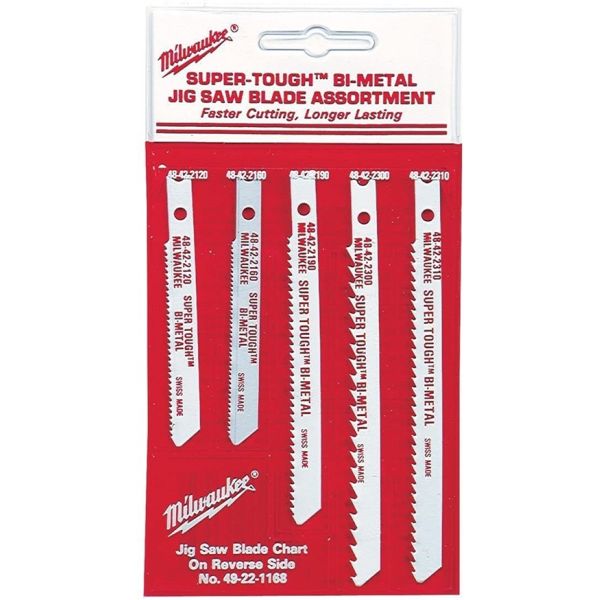 Milwaukee 49221168 Universal Shank Metal & Wood Cutting Jig Saw Blade